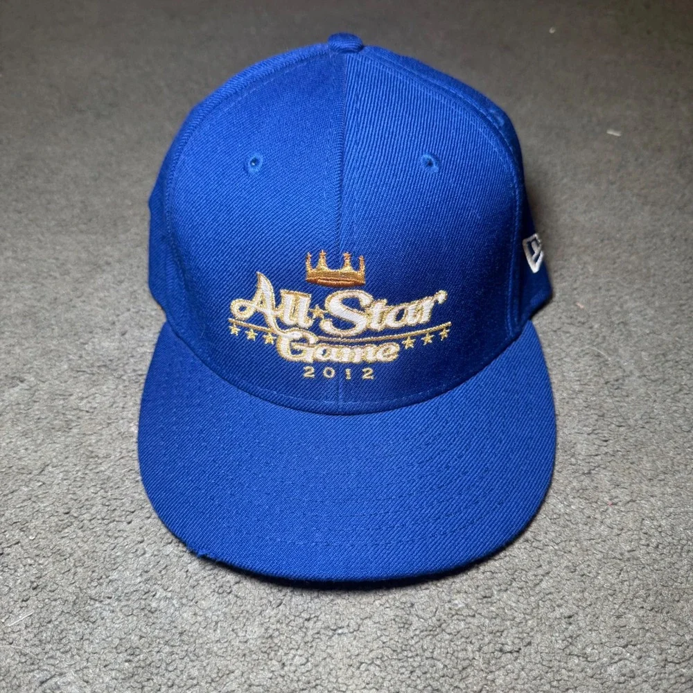 New Era 59FIFTY 2012 MLB All Star Game Fitted Hat Royal Blue Size 7 3/8